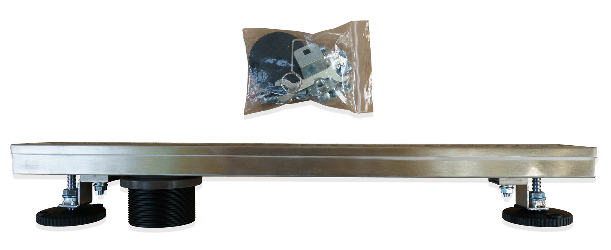 Desague de ducha - Rejilla cuadriculada lateral