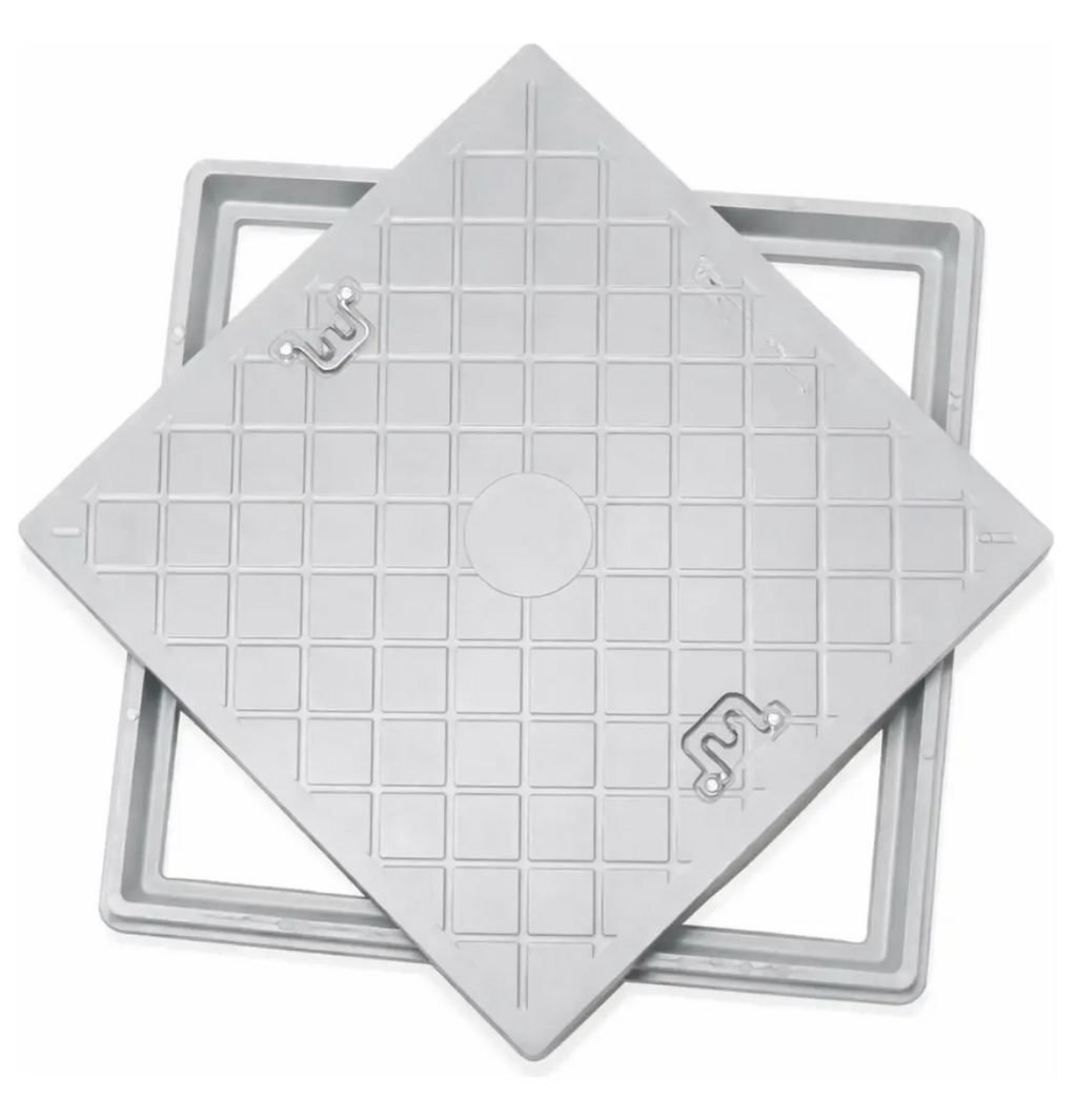 Tapa y marco camara de resina transito ligero - 2T - 60X60