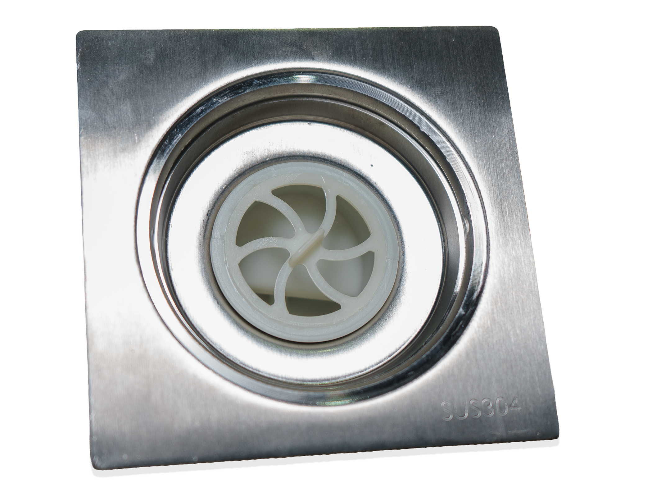 Rejilla Desagüe Sifón 10x10 - Acero Inox baño ducha resumidero