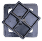 Tapa y marco camara de resina - Transito ligero - 20X20