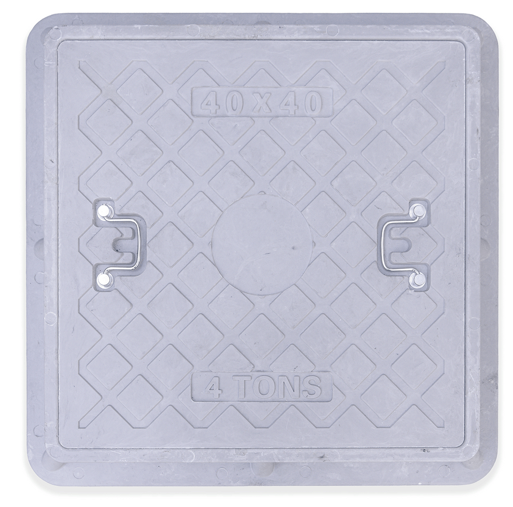 Tapa y marco camara de resina reforzada - 4T - 40X40