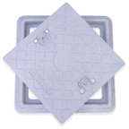 Tapa y marco camara de resina reforzada - 4T - 40X40