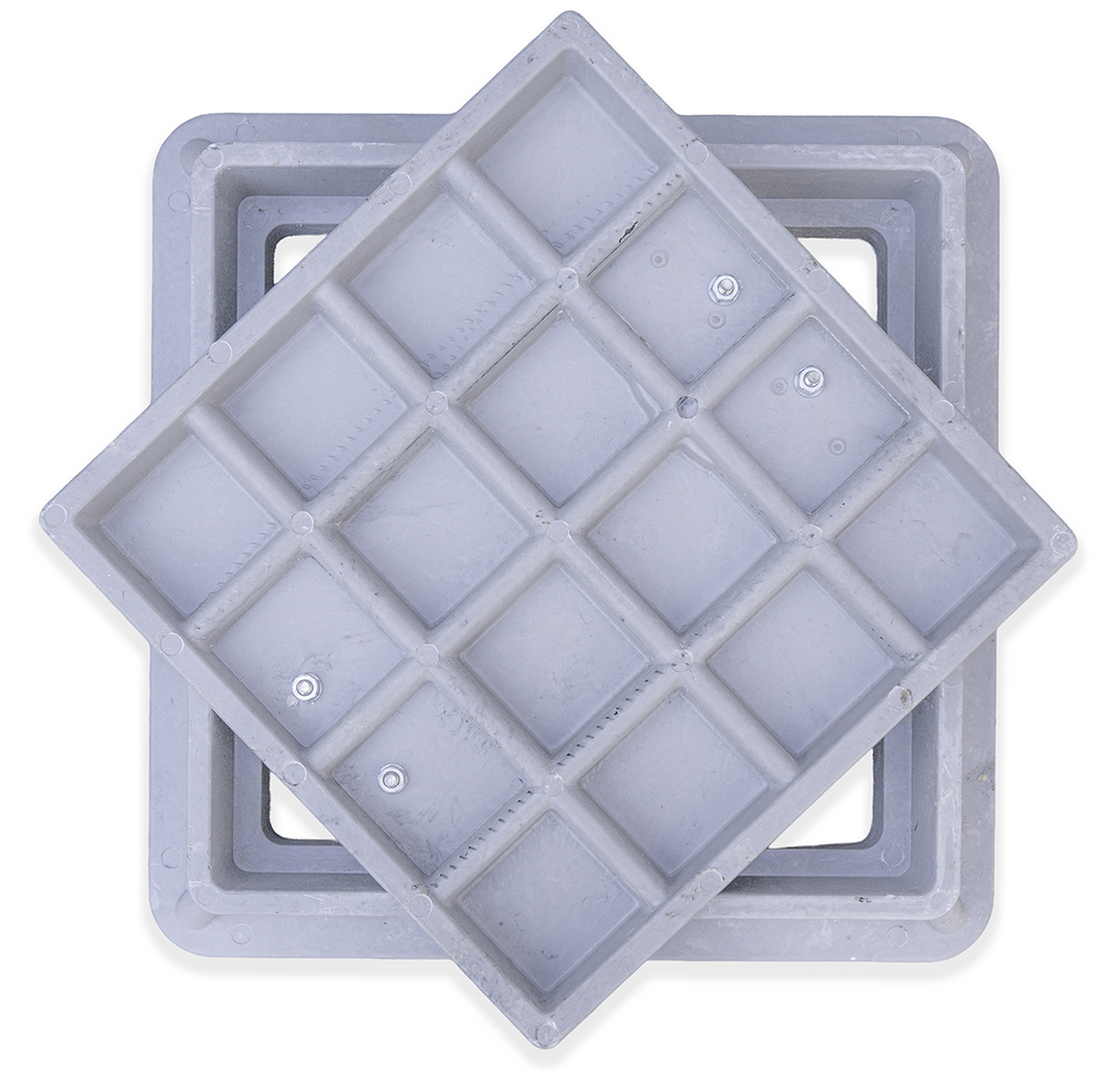 Tapa y marco camara de resina reforzada - 4T - 40X40