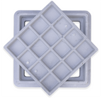 Tapa y marco camara de resina reforzada - 4T - 40X40