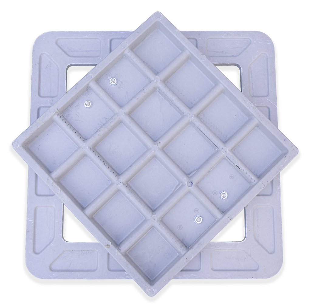 Tapa y marco camara de resina reforzada - 4T - 40X40