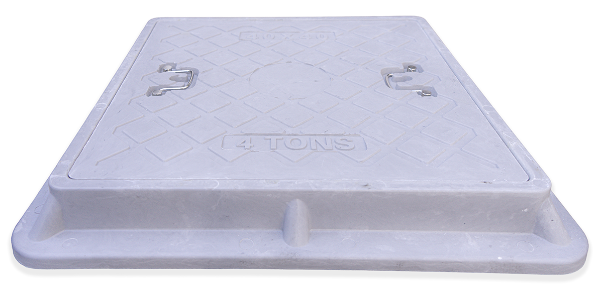 Tapa y marco camara de resina reforzada - 4T - 40X40