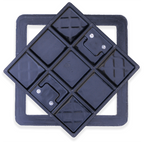 Tapa y marco camara de resina - Transito ligero - 40X40