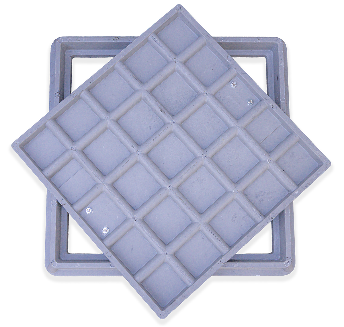 Tapa y marco camara de resina reforzada - 20T - 60X60