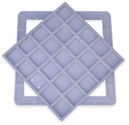 Tapa y marco camara de resina reforzada - 20T - 60X60