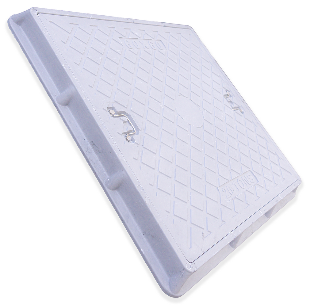 Tapa y marco camara de resina reforzada - 20T - 60X60