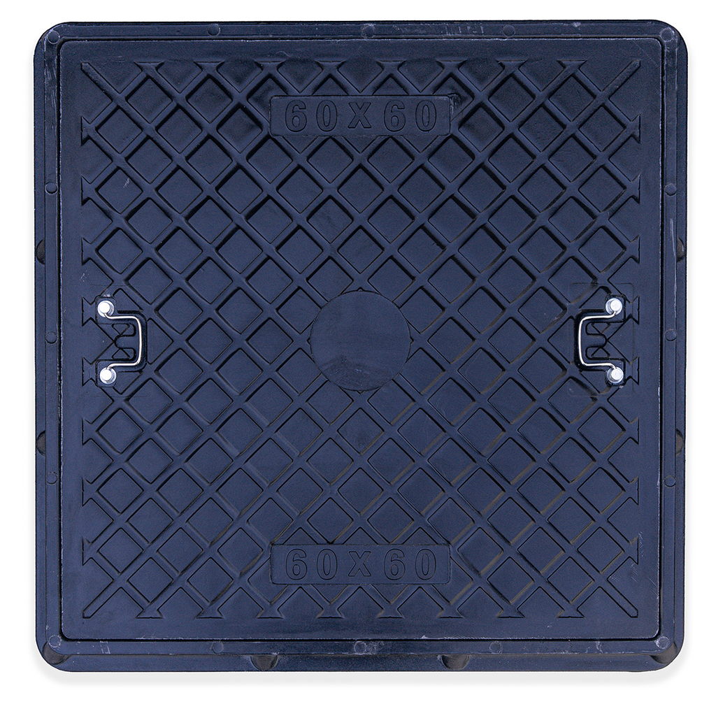 Tapa y marco camara de resina - Transito ligero - 60X60