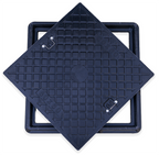 Tapa y marco camara de resina - Transito ligero - 60X60