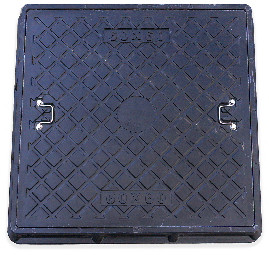 Tapa y marco camara de resina - Transito ligero - 60X60