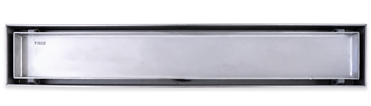 Desague de ducha lineal - Acero inoxidable reversible