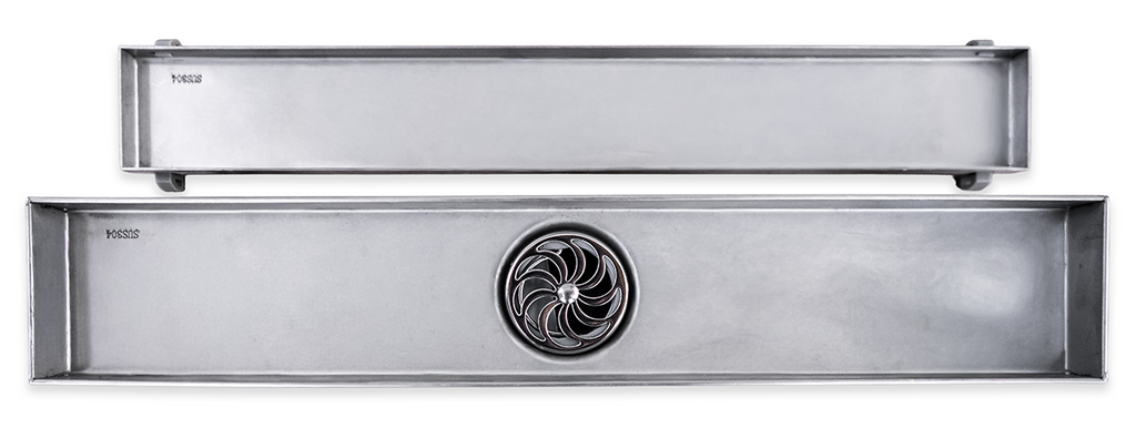 Desague de ducha lineal - Acero inoxidable reversible