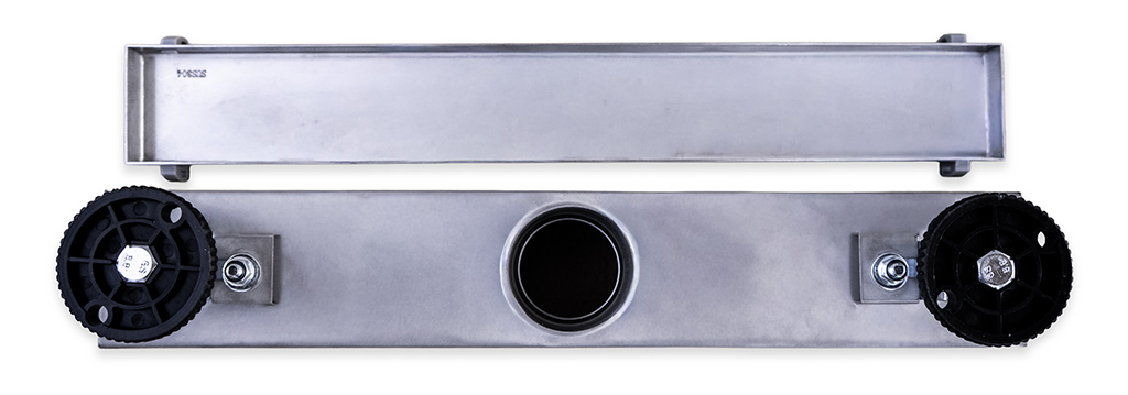 Desague de ducha lineal - Acero inoxidable reversible