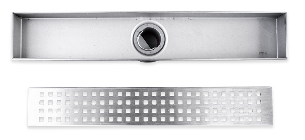 Desague de ducha - Rejilla cuadriculada lineal