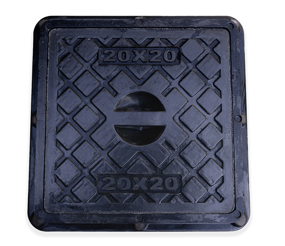 Tapa y marco camara de resina - Transito ligero - 20X20