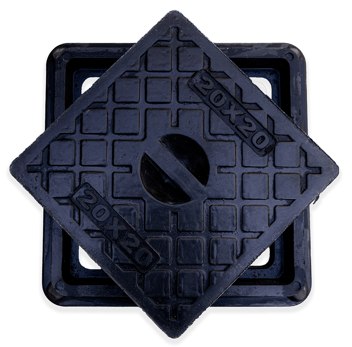 Tapa y marco camara de resina - Transito ligero - 20X20