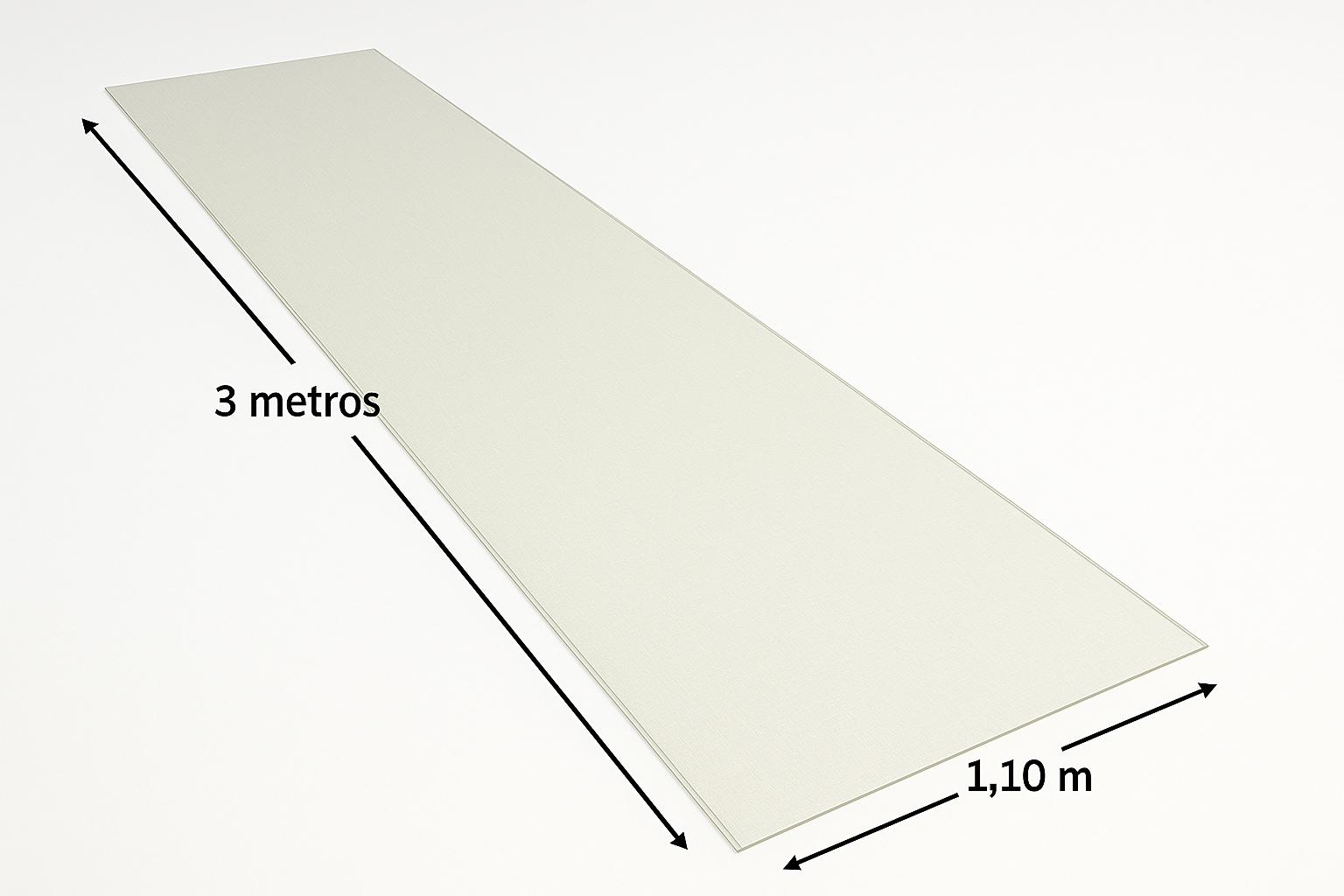 Chapas de fibra lisas traslucidas