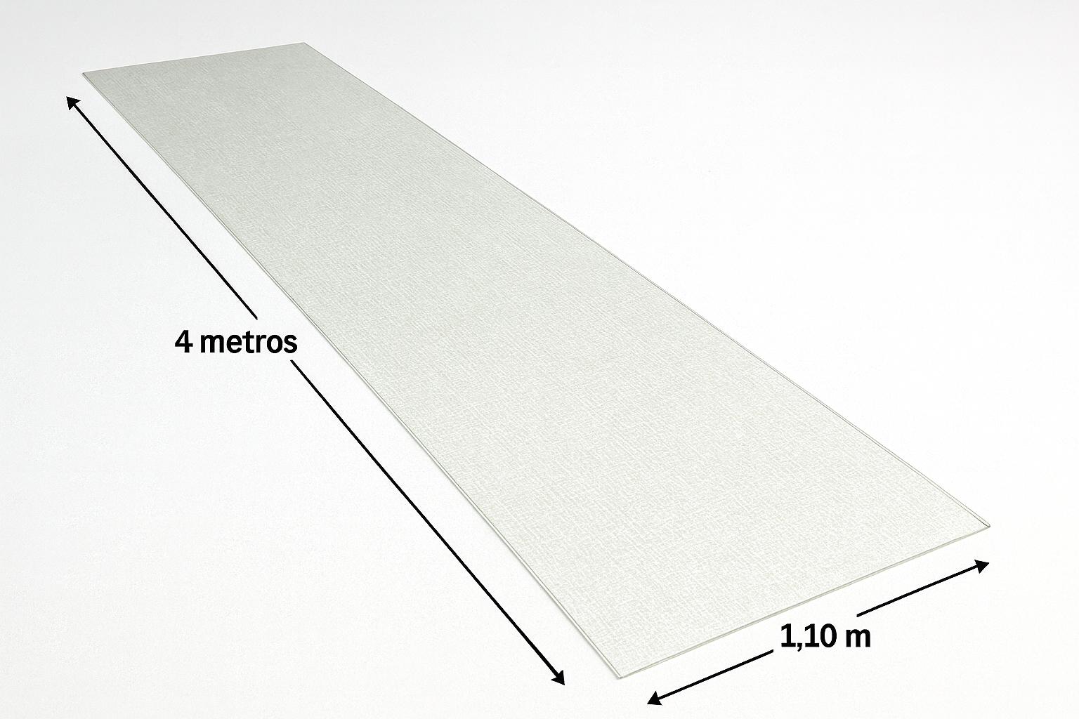 Chapas de fibra lisas traslucidas